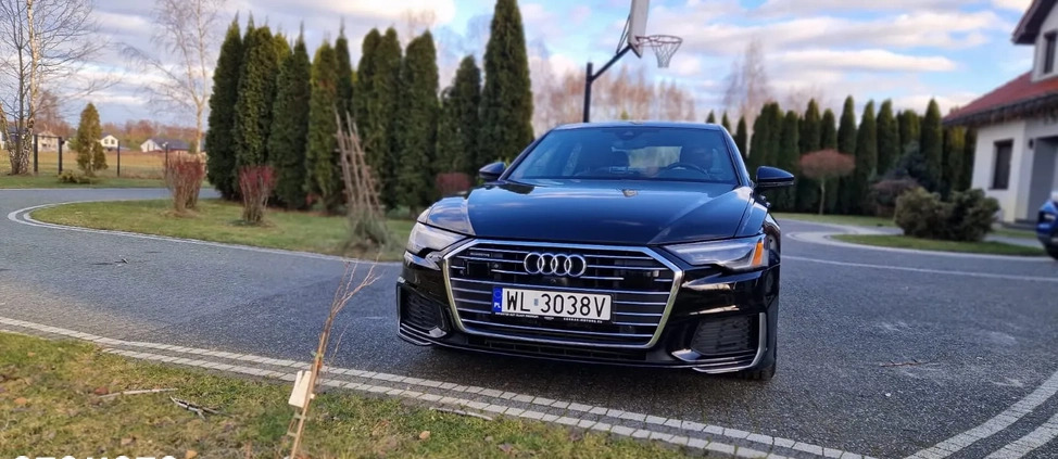 Audi A6 cena 173000 przebieg: 68000, rok produkcji 2019 z Braniewo małe 211